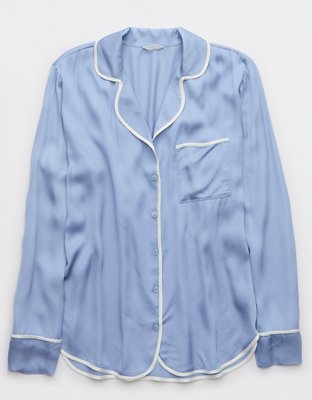 Aerie Off-Duty Satin Shirt