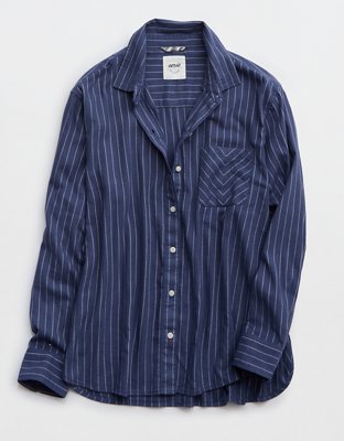 Aerie Off-Duty Camisa de Pijama de Flannel