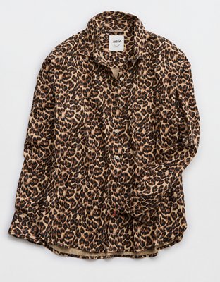 Aerie Off-Duty Flannel Pajama Shirt