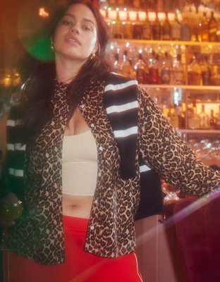 Aerie Off-Duty Flannel Pajama Shirt