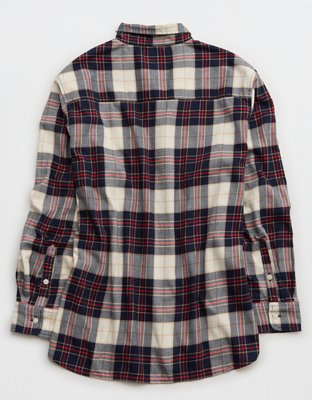Aerie Off-Duty Camisa de Pijama de Flannel