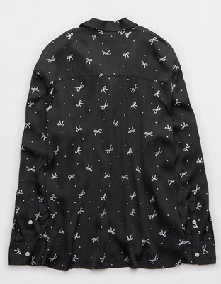 Aerie Off-Duty Camisa de Satén