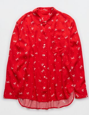Aerie Off-Duty Camisa de Satén