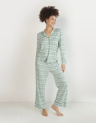 Aerie Real Soft® Long Sleeve Pajama Shirt