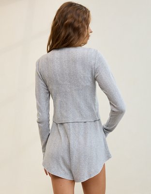 Aerie Off-Duty Pointelle Cardigan