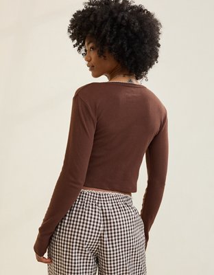 Aerie Off-Duty Pointelle Cardigan