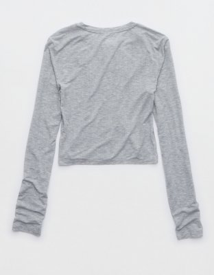 Aerie Superchill Modal Rib Cardigan