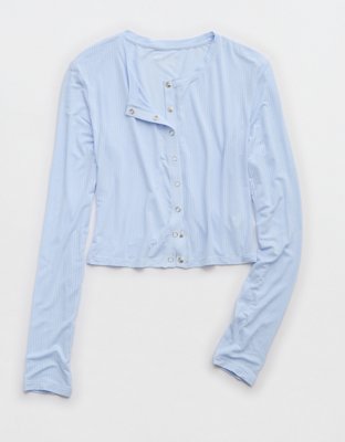 Aerie Superchill Modal Rib Cardigan