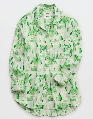 Aerie x Wicked Camisa de Cloqué