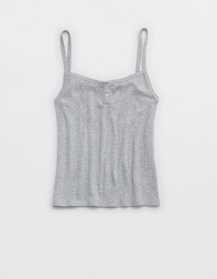 Aerie Off-Duty Pointelle Tank Top