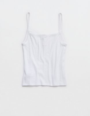 Aerie Off-Duty Pointelle Tank Top