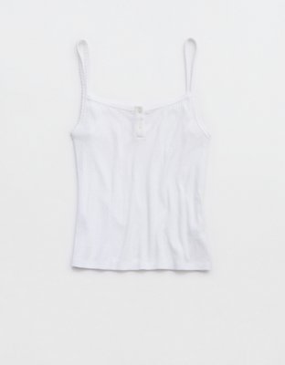 Aerie Off-Duty Pointelle Tank Top