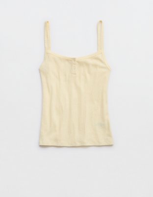 Aerie Off-Duty Pointelle Tank Top