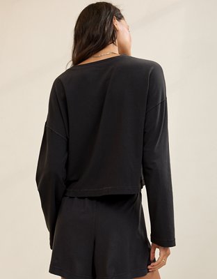 Aerie Dream Jersey Long Sleeve Top