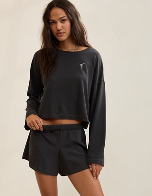 Aerie Dream Jersey Long Sleeve Top