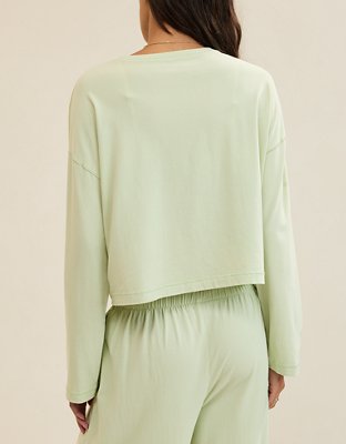 Aerie Dream Jersey Long Sleeve Top