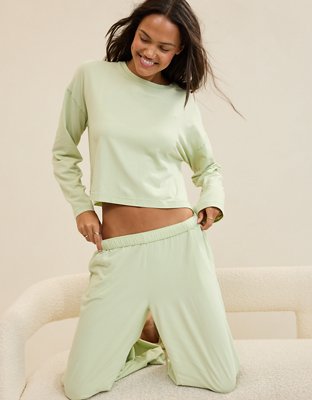 Aerie Dream Jersey Long Sleeve Top