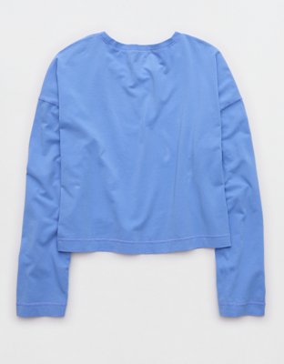 Aerie Dream Top manga larga de tejido de punto