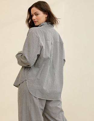 Aerie Seersucker Pajama Shirt