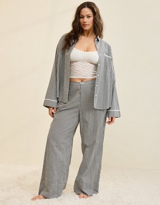 Aerie Seersucker Pajama Shirt