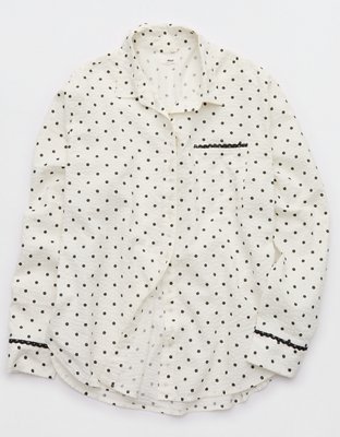 Aerie Seersucker Pajama Shirt