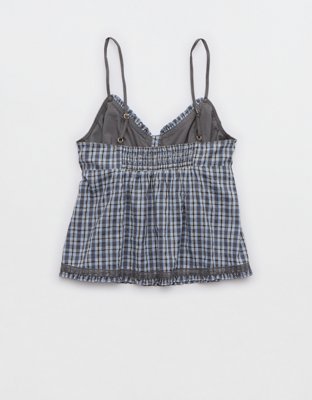 Aerie Off-Duty Seersucker Tank Top