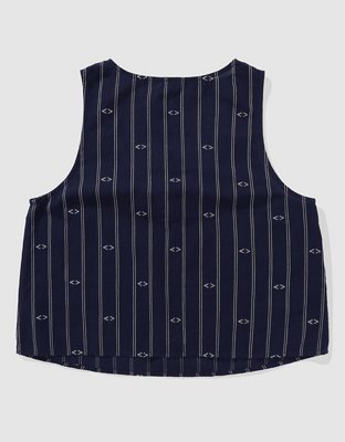 Aerie Top sin Mangas de Gasa