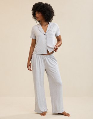Aerie Real Soft® Ruffle Pajama Shirt