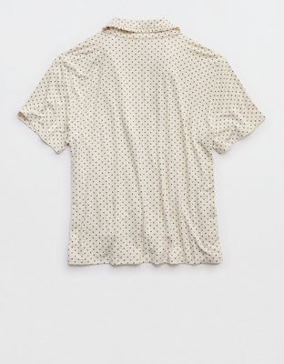 Aerie Real Soft® Ruffle Pajama Shirt