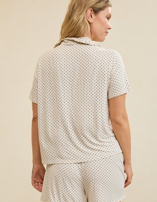 Aerie Real Soft® Ruffle Pajama Shirt
