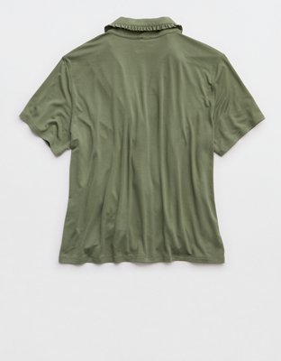 Chemisier de pyjama à volants Real Soft® Aerie