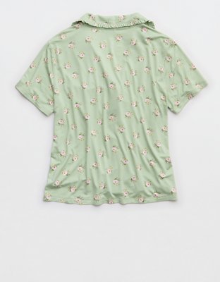 Aerie Real Soft® Ruffle Pajama Shirt