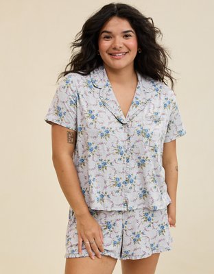 Aerie Real Soft® Ruffle Pajama Shirt