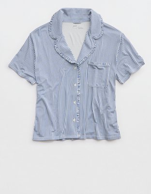 Aerie Real Soft® Ruffle Pajama Shirt