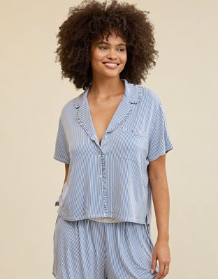 Aerie Real Soft® Ruffle Pajama Shirt