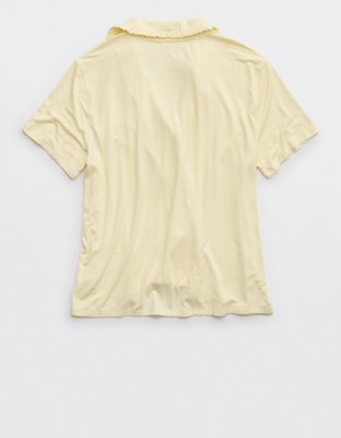 Aerie Real Soft® Ruffle Pajama Shirt
