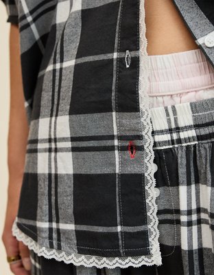 Aerie Flannel Pajama Shirt