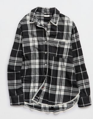 Aerie Flannel Pajama Shirt