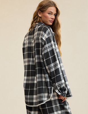 Aerie Flannel Pajama Shirt