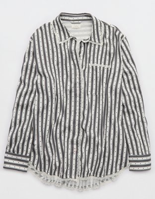 Aerie Flannel Pajama Shirt
