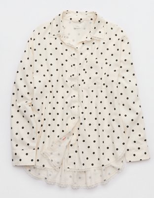 Aerie Flannel Pajama Shirt