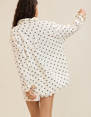 Aerie Flannel Pajama Shirt