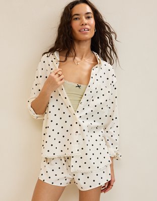 Aerie Flannel Pajama Shirt