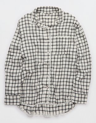 Aerie Flannel Pajama Shirt