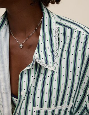 Aerie Flannel Pajama Shirt
