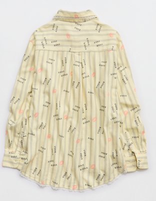 Aerie Flannel Pajama Shirt