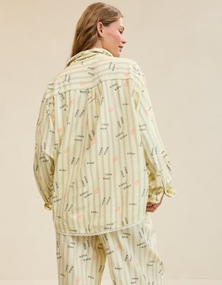 Aerie Flannel Pajama Shirt