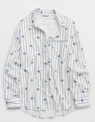 Aerie Flannel Pajama Shirt
