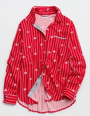 Aerie Flannel Pajama Shirt