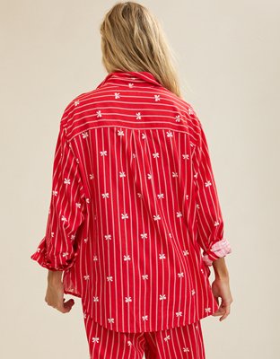 Aerie Flannel Pajama Shirt